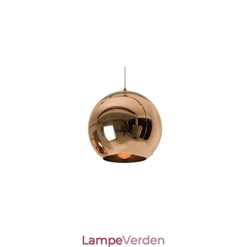 Creative Simple Glass Nordic Retro Galvanisering Kugle Pendel Light