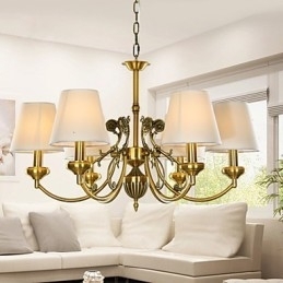 Ren hvid moderne moderne dekorativt design pendel-familie