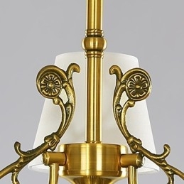 Ren hvid moderne moderne dekorativt design pendel-familie