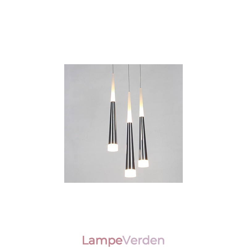 Tredobbelt pendel moderne moderne spisestue børn metal rund baldakin