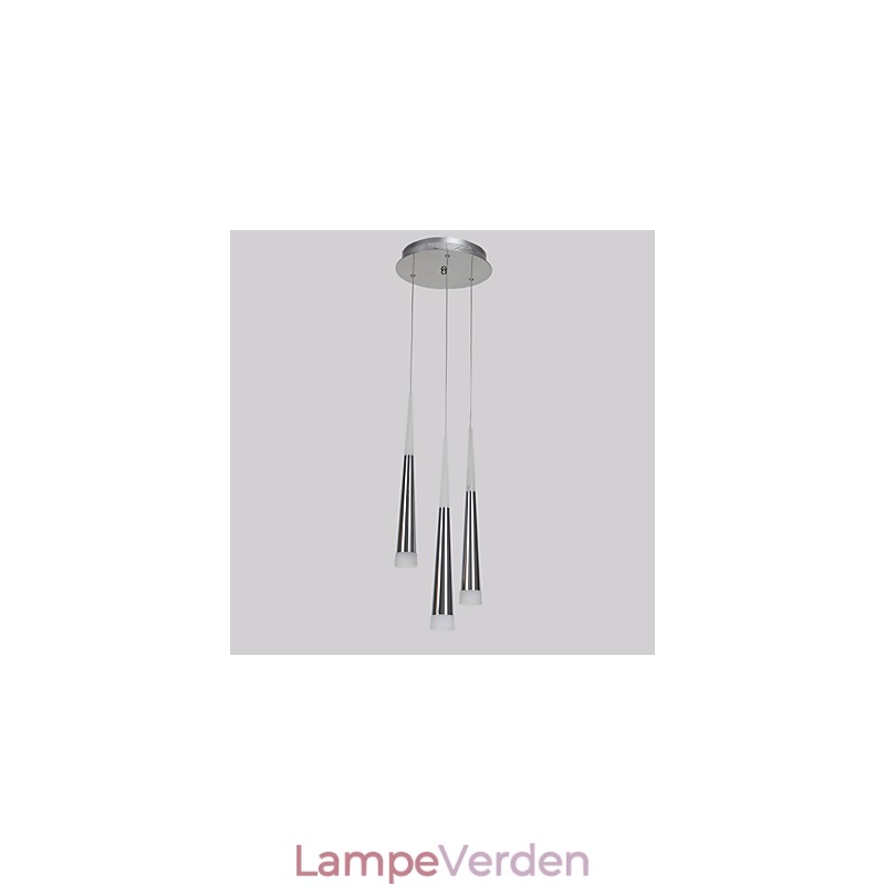 Tredobbelt pendel moderne moderne spisestue børn metal rund baldakin