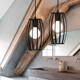Creative Loft Restoring Ancient Ways Single Head Smedejern lysekrone Lampe