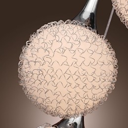 Moderne moderne Globe galvaniseret metal Flush Mount