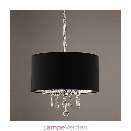 Moderne moderne trommekrystal Mini-stil krom lysekrone Moderne moderne trommekrystal Mini-stil krom lysekrone