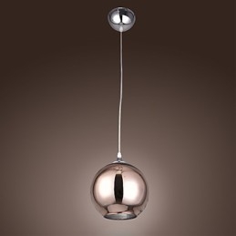 60 Modern Contemporary Globe galvaniseret metal pendel