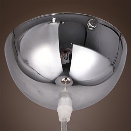 60 Modern Contemporary Globe galvaniseret metal pendel