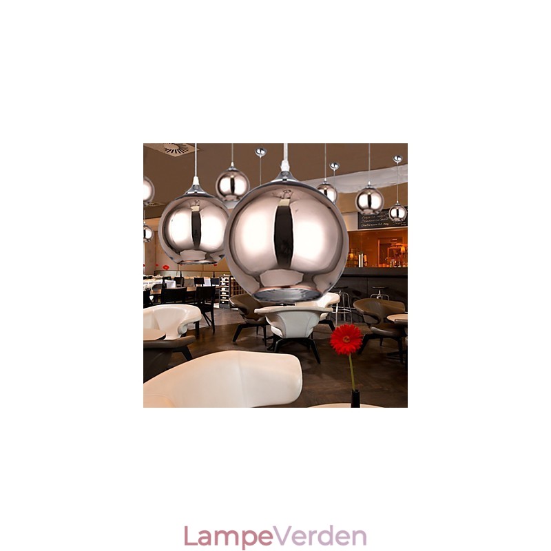 60 Modern Contemporary Globe galvaniseret metal pendel