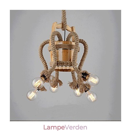 Træfad lysekrone kreativ lampe Træfad lysekrone kreativ lampe