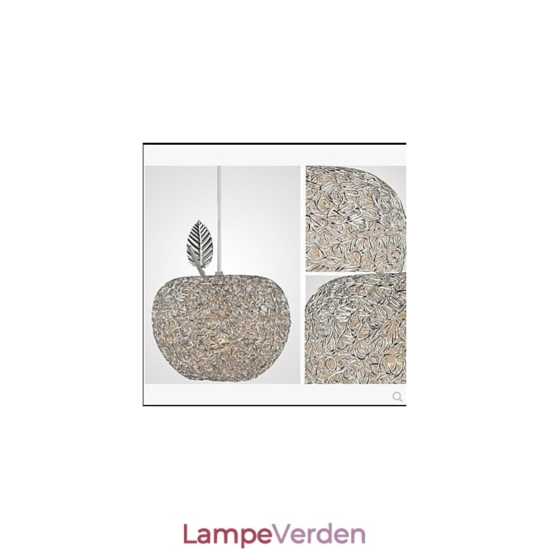 Vævet aluminiums lysekrone med syv hovedlampe æble