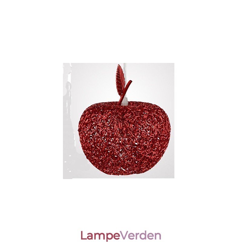 Vævet aluminiums lysekrone med syv hovedlampe æble