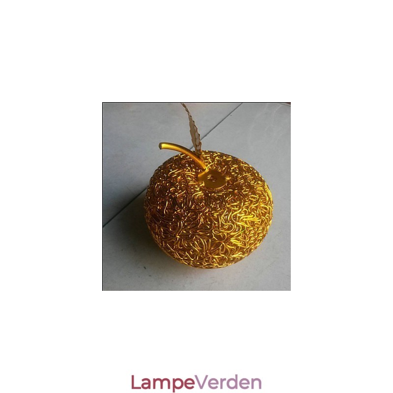 Vævet aluminiums lysekrone med syv hovedlampe æble