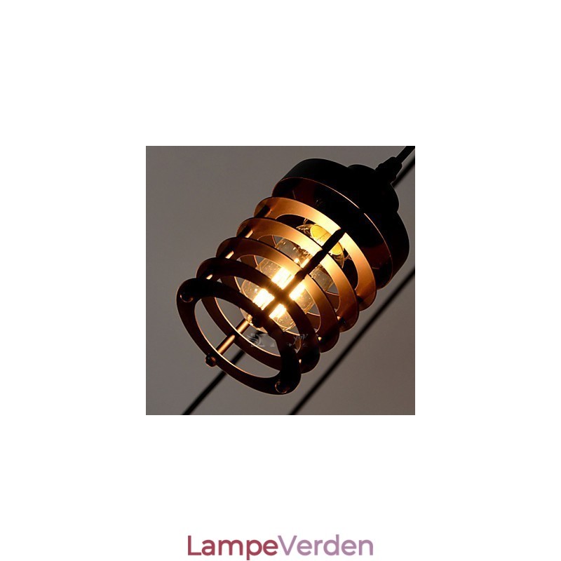 Vintage Edison Multiple Justerbar DIY Loftlampe Lys Pendel Belysning Lysekrone Moderne Chic Industriel Spisestue