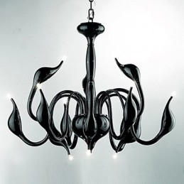 Moderne moderne stearinlys stil galvaniseret metal lysekrone