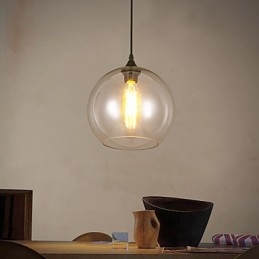 Creative Nordic Contracted Rural Glas Kugle Single Head DropLight