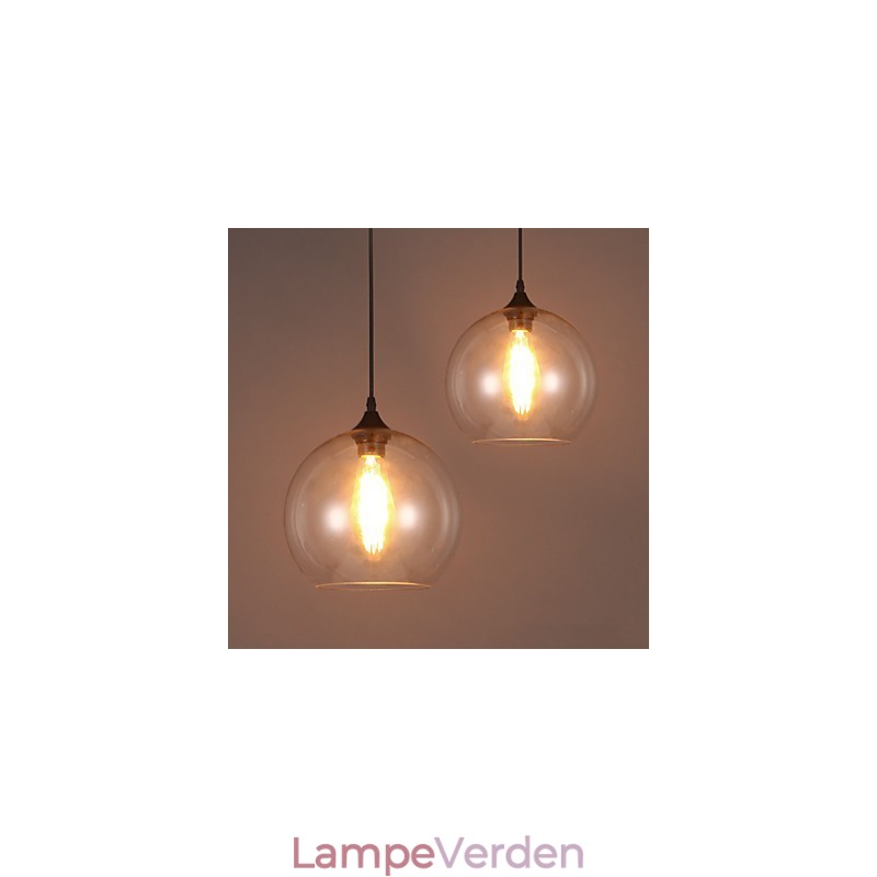 Creative Nordic Contracted Rural Glas Kugle Single Head DropLight
