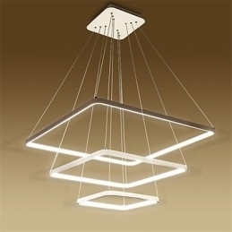 Moderne design pendel lys tre ringe