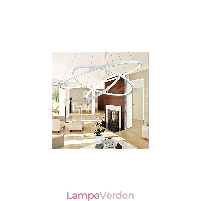 Moderne design pendel lys tre ringe