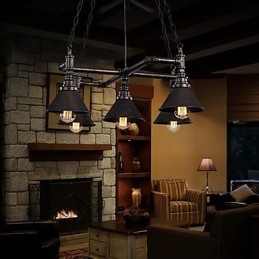 Retro Klassiske Metal Loftslamper Simple Pendel Lamper Cafe Pendel