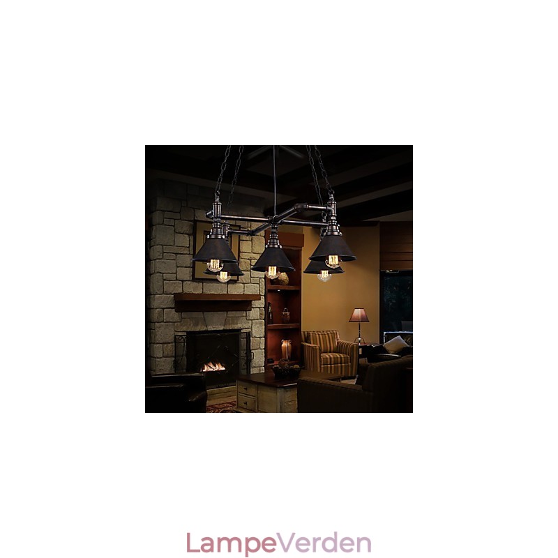 Retro Klassiske Metal Loftslamper Simple Pendel Lamper Cafe Pendel