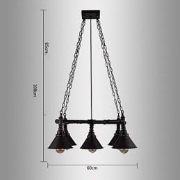 Retro Klassiske Metal Loftslamper Simple Pendel Lamper Cafe Pendel