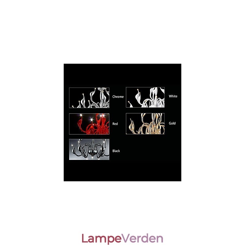 Moderne moderne stearinlys stil galvaniseret metal lysekrone