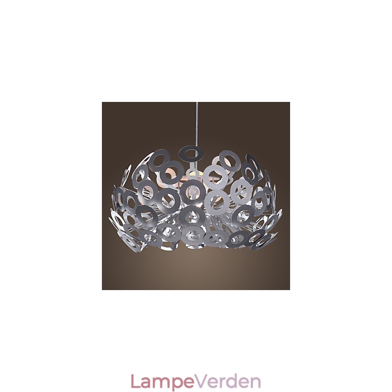 Moderne pendellampe i cirkel fremhævet lampeskærm