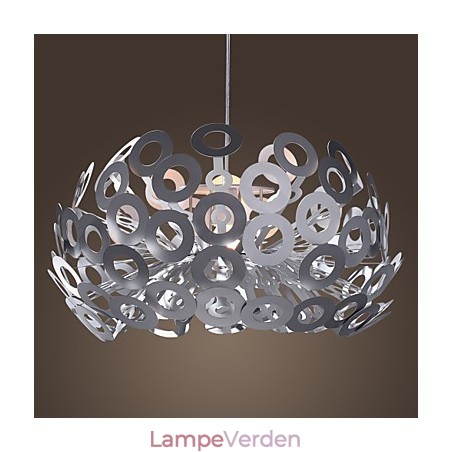 Moderne pendellampe i cirkel fremhævet lampeskærm