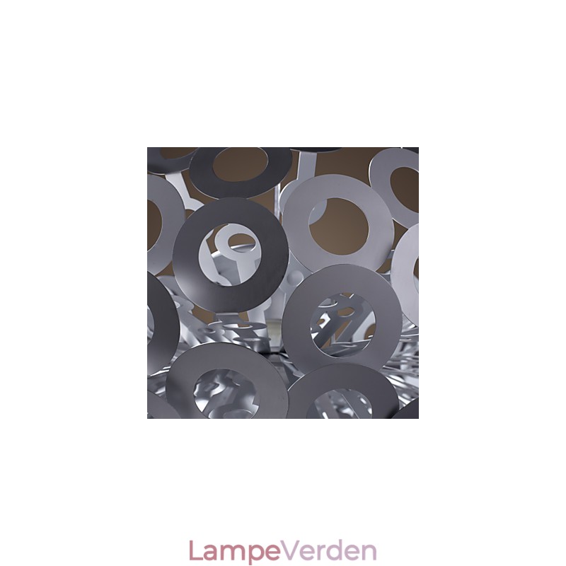 Moderne pendellampe i cirkel fremhævet lampeskærm