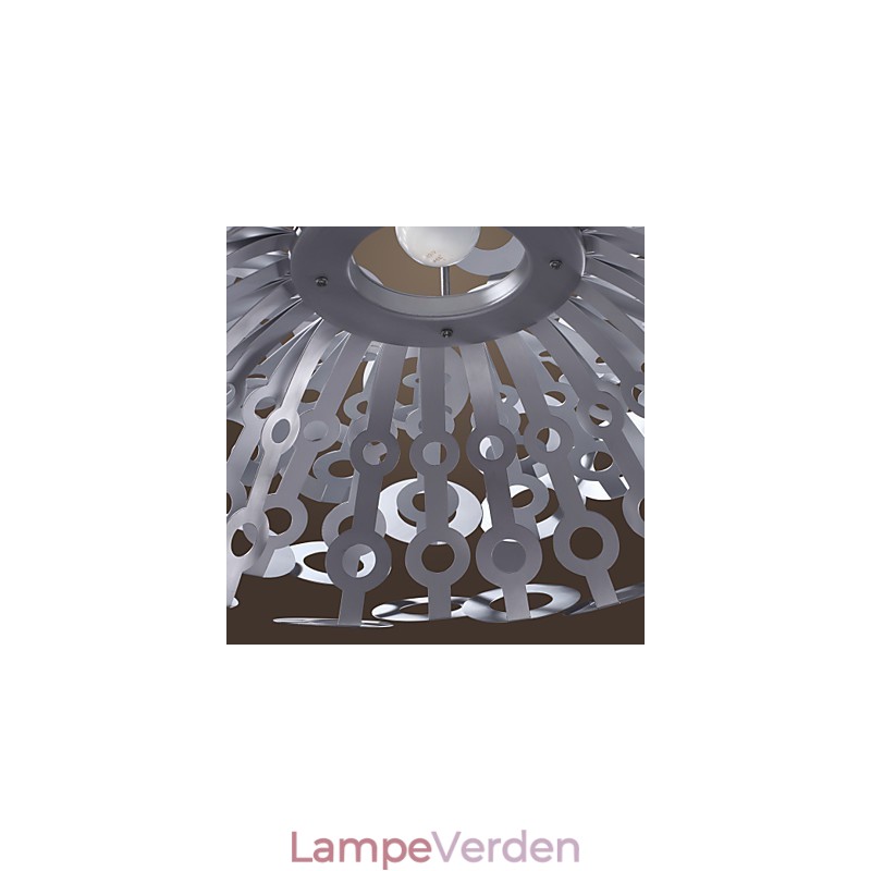 Moderne pendellampe i cirkel fremhævet lampeskærm