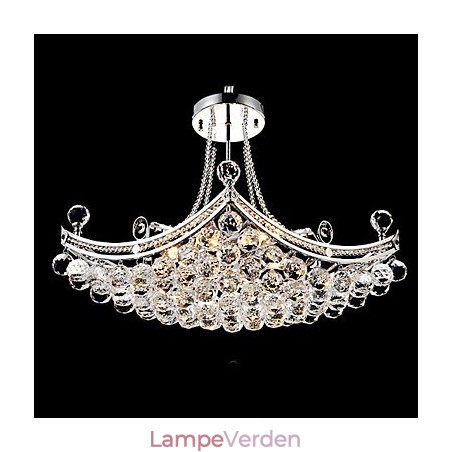 Moderne moderne krystal galvaniseret metal pendellampe Moderne moderne krystal galvaniseret metal pendellampe