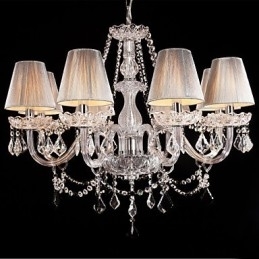 Lysekrone Krystal Luksus Modern Living 8 Lys