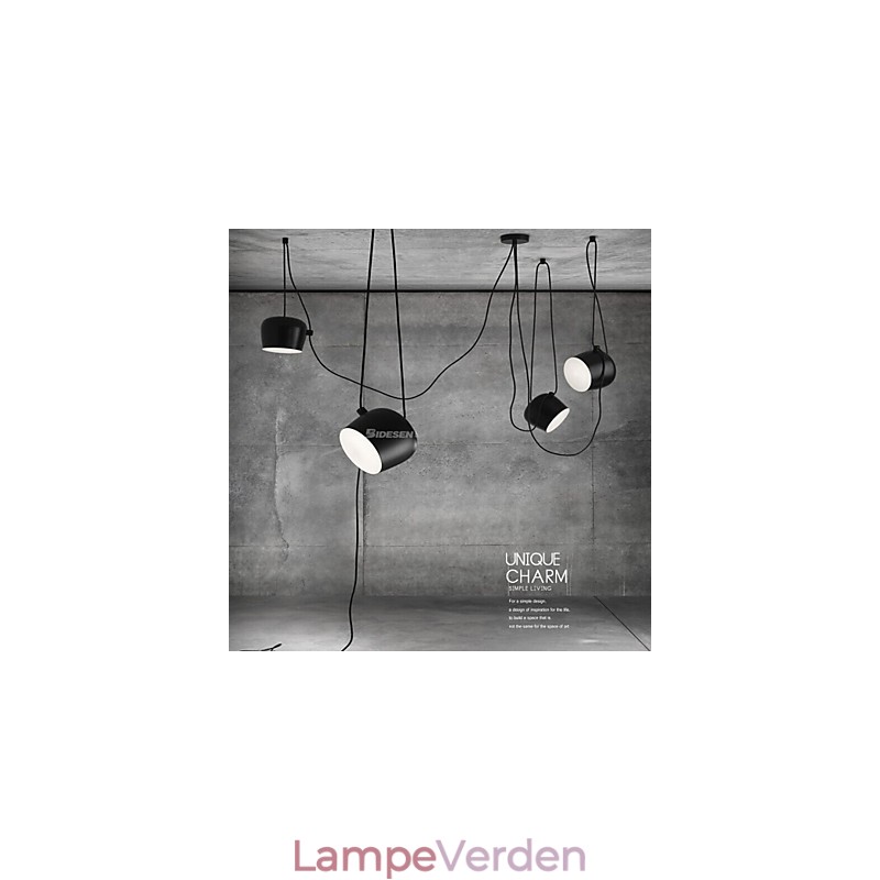 Moderne moderne maleri metal pendel lys