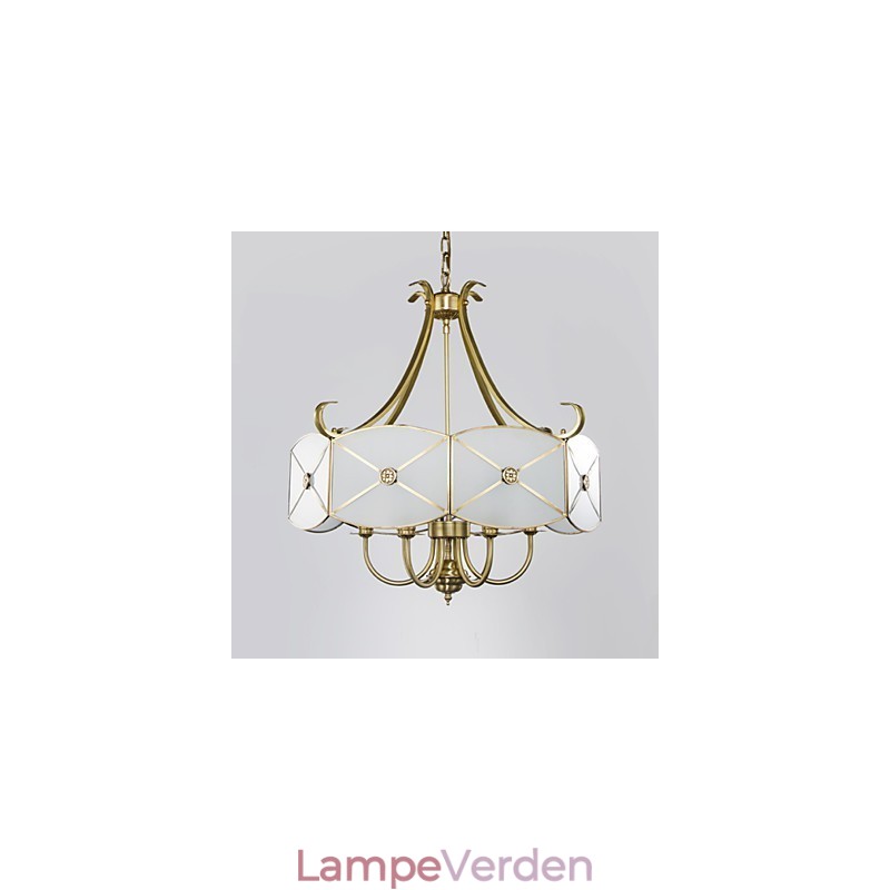 Moderne moderne dekorativt design kobber loftslampe familie