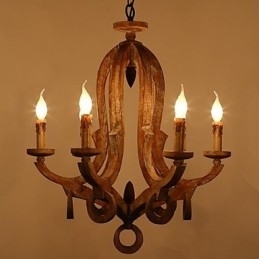 Vintage Retro Mini Style Maleri Metal Lysekrone