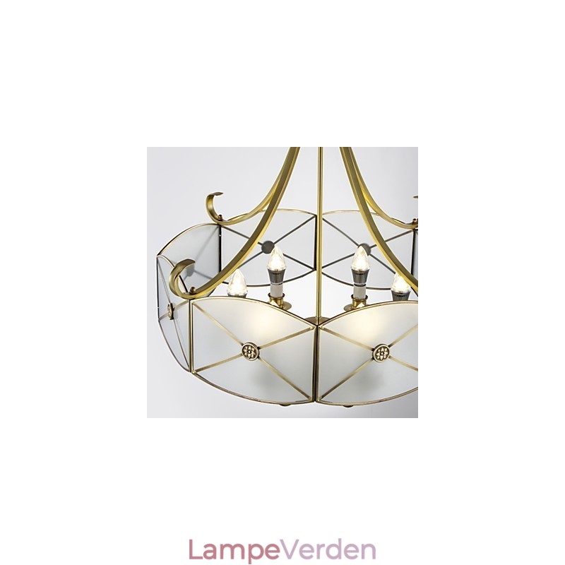 Moderne moderne dekorativt design kobber loftslampe familie