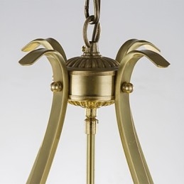 Moderne moderne dekorativt design kobber loftslampe familie