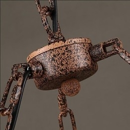 Keramisk industri Vindreb Lysekrone RetroLron Lysekrone Enkel3