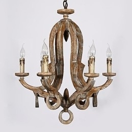 Vintage Retro Mini Style Maleri Metal Lysekrone