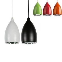 Moderne moderne Globe maleri Metal Pendel Light