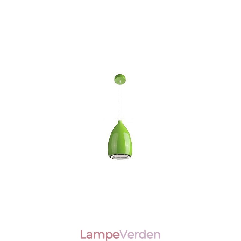 Moderne moderne Globe maleri Metal Pendel Light