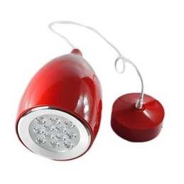Moderne moderne Globe maleri Metal Pendel Light