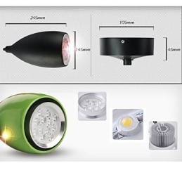 Moderne moderne Globe maleri Metal Pendel Light