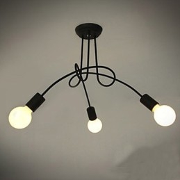 Moderne moderne maleri metal lysekrone
