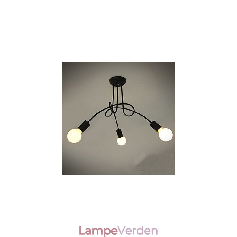 Moderne moderne maleri metal lysekrone