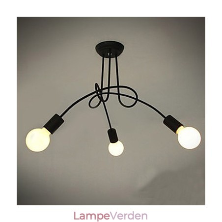 Moderne moderne maleri metal lysekrone