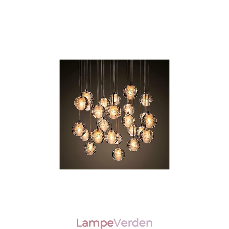 Pendel G4 Retroifit 3W Forkromet Krystal Modern Contemporary Pendel