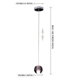 Pendel G4 Retroifit 3W Forkromet Krystal Modern Contemporary Pendel