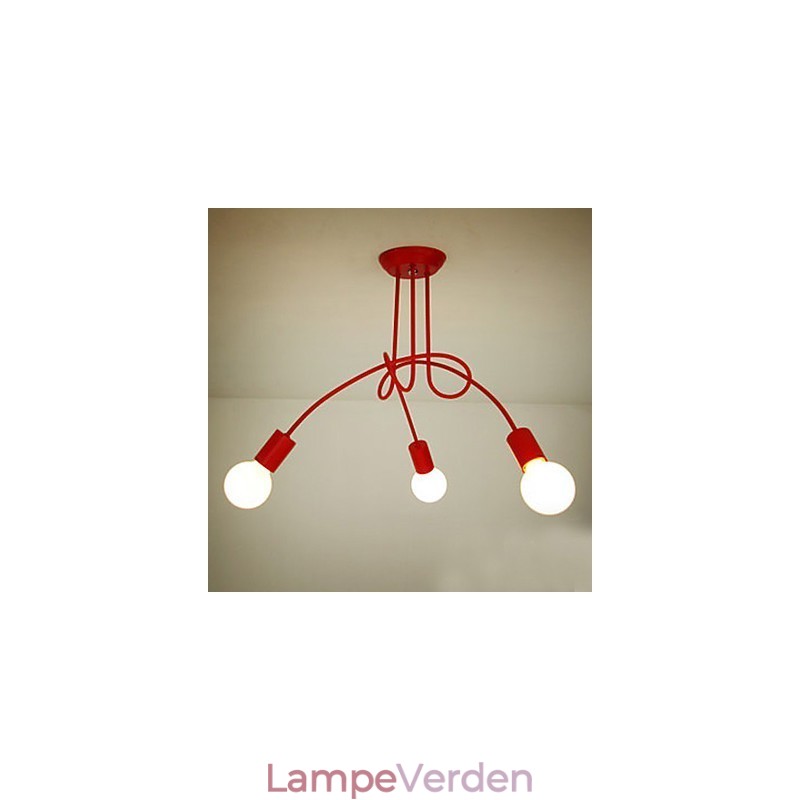 Moderne moderne maleri metal lysekrone