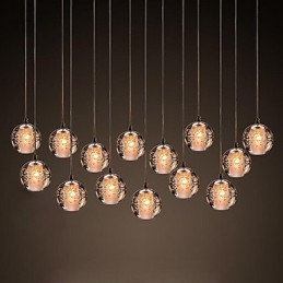 Pendel G4 Retroifit 3W Forkromet Krystal Modern Contemporary Pendel