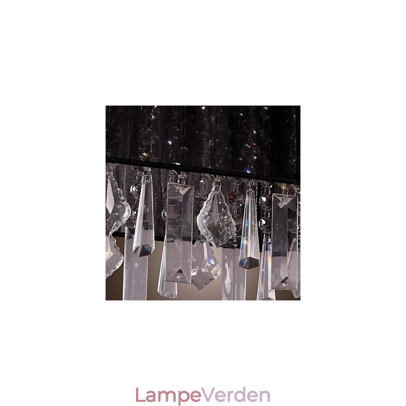 Moderne Contemporary Island Crystal Andre Metal Pendel Light
